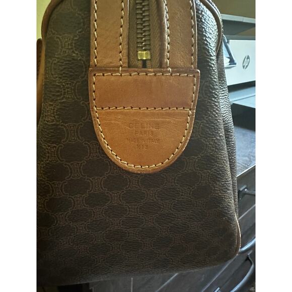 VINTAGE CELINE MACADAM BOSTON BAG M13 - Picture 5 of 10